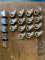 20x zwenkwiel bokwiel nylon gelagerd 65 mm hoog, Doe-het-zelf en Verbouw, IJzerwaren en Bevestigingsmiddelen, Ophalen of Verzenden