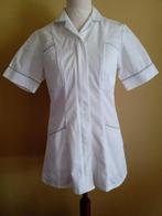 Verpleeg Jasje Zorgjas Wit met Grijs Merk Alexandra Maat 36, Wit, Ophalen of Verzenden, Zo goed als nieuw, Jasje