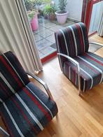2 fauteuils, Huis en Inrichting, Ophalen, Gebruikt, Minder dan 75 cm, Metaal