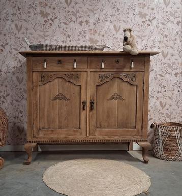 Vintage sierlijke houten commode dressoir uniek kinderkamer beschikbaar voor biedingen