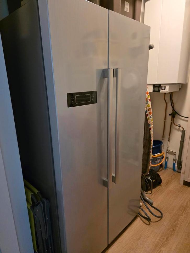 Ruime Koelkast met Vriesvak - tweedeurs, Witgoed en Apparatuur, Vriezers en Diepvrieskisten, Gebruikt, 160 cm of meer, Energieklasse A of zuiniger