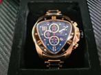 ToninoLamborghini Spyder Jumbo XXL 1502 Gold, Overige merken, Polshorloge, Nieuw, Ophalen of Verzenden