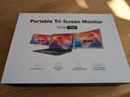 Portable tri screen monitor zgan, Computers en Software, IPS, Full HD, Ophalen of Verzenden, Zo goed als nieuw