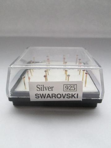 Swarovski Elements Sterling Zilver 925 Oorsteker /Nose stud beschikbaar voor biedingen
