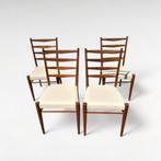 Set teakhouten ladderstoelen ST09, Cees Braakman voor Pastoe, Vier, Mid Century vintage Nederlands design, Cees Braakman, Pastoe