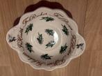Meander porseleinen schaal met trouwgeloften, Ophalen of Verzenden
