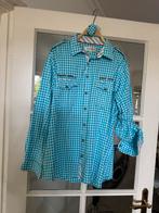 Mondkini fetzige origenaal  turquoise Trachtenblouse Maat M, Mondkini lixus Line, Overige kleuren, Zo goed als nieuw, Halswijdte 39/40 (M)