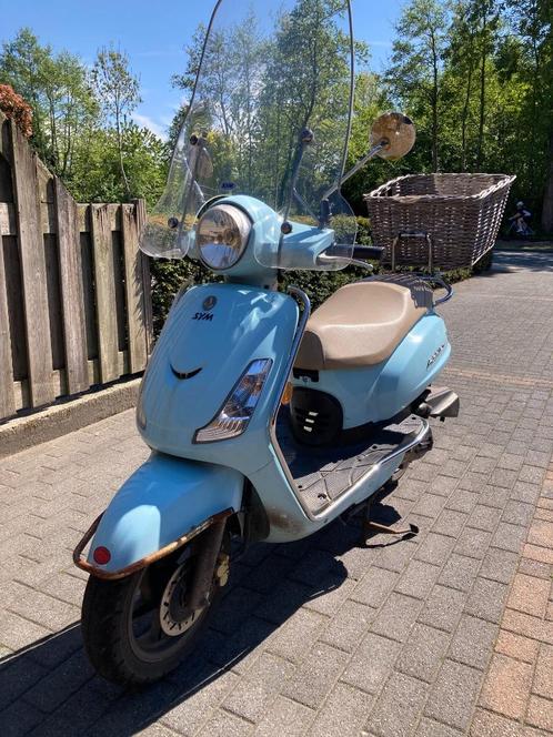 Sym Fiddle 2 (opknap!), Fietsen en Brommers, Scooters | SYM, Gebruikt, Fiddle, Maximaal 25 km/u, Benzine, Ophalen