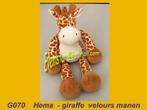 G070 Giraffe Giraf – ( Nicotoy ) Hema 35cm, Ophalen, Zo goed als nieuw, Overige typen