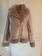 Nieuw beige “lammy” bikerjack van H&M mt M, Kleding | Dames, Maat 38/40 (M), H&M, Beige, Nieuw