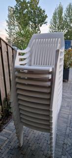 12 stapelbare Hartman stoelen, Tuin en Terras, Ophalen, Zo goed als nieuw, Kunststof