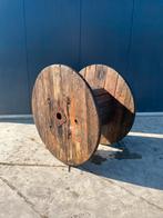 Houten kabelhaspel, Ophalen, Gebruikt, Rond, Hout