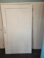 Hardhouten buitendeur, Doe-het-zelf en Verbouw, Deuren en Horren, Gebruikt, Buitendeur, 200 tot 215 cm, Hout