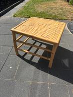 Kleine bamboe tafel, Ophalen, Minder dan 55 cm, Gebruikt, Rechthoekig