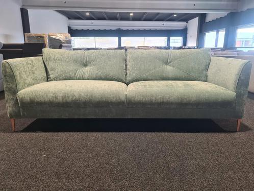 Nieuwe trendy 3 zits chenille stof mintgroen, Huis en Inrichting, Banken | Bankstellen, Nieuw, 200 tot 250 cm, Stof, Ophalen of Verzenden