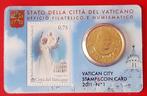 coincard Vaticaan 50 cent 2011 nr. 1, Ophalen of Verzenden, Vaticaanstad, 50 cent, Setje