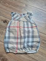 Burberry zomerpakje maatje 50/56, Kinderen en Baby's, Babykleding | Maat 50, Meisje, Ophalen of Verzenden, Zo goed als nieuw, Pakje