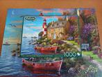 Legpuzzel - The lighthouse keeper's cottage 1000 st., Ophalen of Verzenden, 500 t/m 1500 stukjes, Gebruikt, Legpuzzel