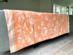 Toffe vintage wollen deken oranje wit, Huis en Inrichting, Woonaccessoires | Plaids en Woondekens, Ophalen of Verzenden, Gebruikt
