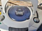 draagbaar Dynamax philips cd radio cassettedeck in top staat, Ophalen of Verzenden, Zo goed als nieuw, Philips, Met radio