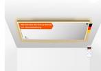 Infrarood verwarming met LEDverlichting🔥+ afstandsbediening, Elektrisch, Plafond, Nieuw, Ophalen of Verzenden