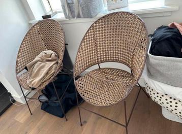 Zara Home Rotan stoelen buiten en binnen beschikbaar voor biedingen