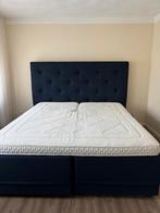 Boxspring Swiss Sense elektrische 180/210 blauw, Huis en Inrichting, Slaapkamer | Boxsprings, Ophalen, Gebruikt, Blauw, 210 cm