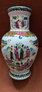 Leuk vintage Chinees vaasje 23 cm hoog, Ophalen of Verzenden
