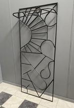 60 jaren zwaar draad ijzer zwarte wand kapstok uit Tsjechië, Gebruikt, Metaal, 150 tot 200 cm, Ophalen