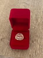 Prachtige 14 karaat gouden dames ring, 18 tot 19, Nieuw, Ophalen of Verzenden, Dame