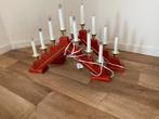 2x Elektrische Adventskandelaar – 7 Kaarslampjes – Klassiek, Ophalen, Zo goed als nieuw