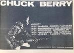 Paginagrote A4 advertentie CHUCK BERRY tour 1973, Cd's en Dvd's, Vinyl | Pop, Ophalen of Verzenden