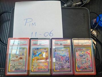 Pokemon Prismatic Evolutions PSA 10-en & Destined Rivals map beschikbaar voor biedingen
