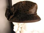 harige .tijgerprint Kay bee hoed, Kleding | Dames, Hoeden en Petten, 56 of 57 cm (M, 7 of 7⅛ inch), Hoed, Ophalen of Verzenden