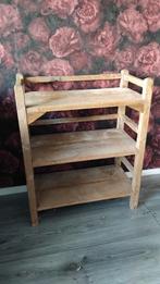 Oud hout landelijk kleine sidetable, Huis en Inrichting, Tafels | Sidetables, Ophalen, Overige materialen, 50 tot 100 cm, Zo goed als nieuw