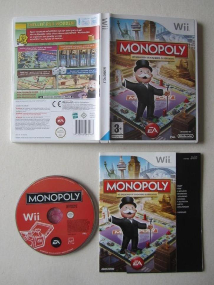 Monopoly Nintendo Wii, Spelcomputers en Games, Games | Nintendo Wii, Nieuw, Overige genres, 3 spelers of meer, Vanaf 3 jaar, Ophalen of Verzenden