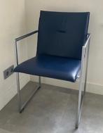 4 Arco stoelen, Ophalen, Gebruikt, Blauw, Metaal