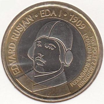 Slovenië 3 euro Edvard Rusjan 2009 UNC in munthouder  beschikbaar voor biedingen