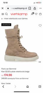 Floris van Bommel suede laarzen maat 42, Ophalen of Verzenden, Zo goed als nieuw, Bruin, Hoge laarzen