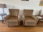 Fauteuil 2 stuks, Huis en Inrichting, Ophalen, Gebruikt, 75 tot 100 cm, Stof