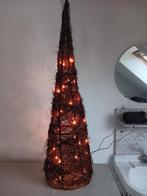 Kerst decoratie, verlichte bruine piramide, Ophalen, Gebruikt