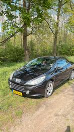 Peugeot 307 2.0 16V CC 2006 Zwart, Auto's, Voorwielaandrijving, 4 cilinders, Cabriolet, 4 stoelen
