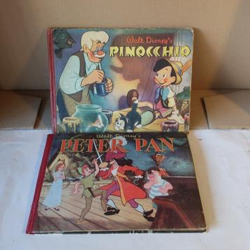 Walt Disney's plaatjesalbum Pinocchio Peter Pan Margriet SET beschikbaar voor biedingen