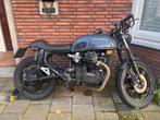 Honda CX 500 caferacer oldtimer 1979 blauw zwart, Motoren, 2 cilinders, LED Verlichting, Motorrijbewijs A, Particulier