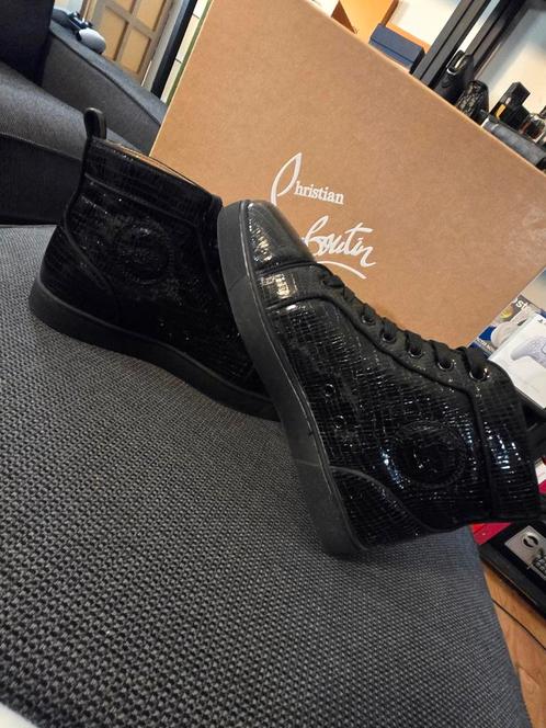 ORIGINEEL! Christian Louboutin High Python Sneakers - 39.5, Kleding | Heren, Schoenen, Zo goed als nieuw, Ophalen of Verzenden