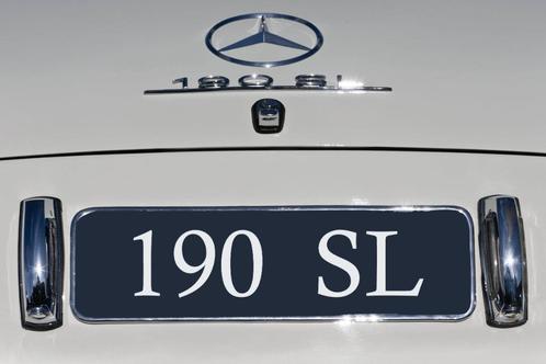 Kentekenplaathouders van RVS voor o.a. Mercedes 190 SL W121, Auto diversen, Auto-accessoires, Nieuw, Verzenden