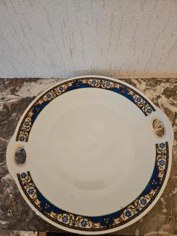 Vintage Taartbord met Handvatten - Czecho-Slovakia beschikbaar voor biedingen
