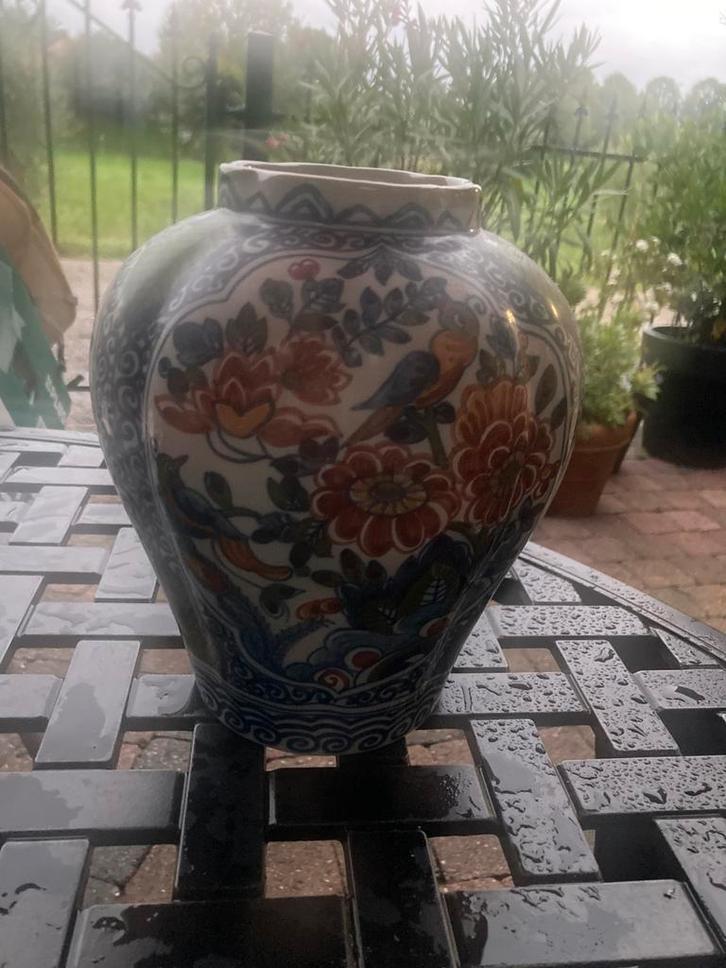 Antieke vaas Makkum, Antiek en Kunst, Antiek | Porselein, Ophalen of Verzenden