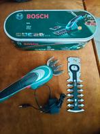 BOSCH heggenschaar, compleet in opbergtrommel., Ophalen of Verzenden, Zo goed als nieuw, Elektrisch