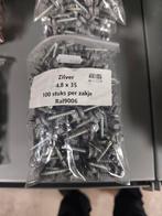 Nieuwe Dakpanplaatschroeven zilver - 100 stuks - Aanbieding!